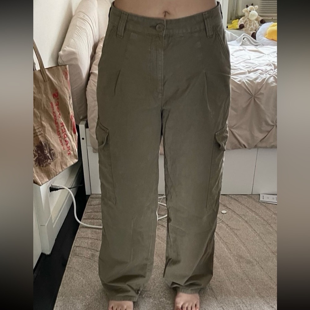 Khaki cargo pants
